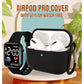 Airpod Pro True Wireless Bluetooth Earphones with 3 Hours of Playtime with Stylist Watch Free & Compatible for all Smartphones (White)